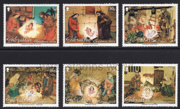 Gibraltar. 2002 Christmas. MNH