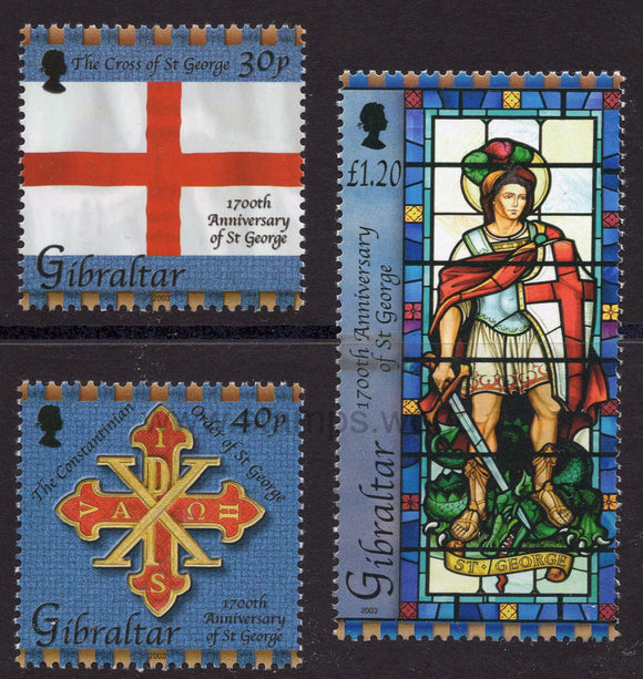 Gibraltar. 2003 1700th Anniversary of St. George. MNH