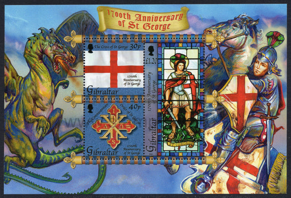 Gibraltar. 2003 1700th Anniversary of St. George. MNH