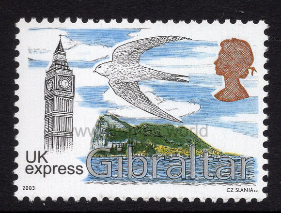 Gibraltar. 2003 UK Express. Definitive. MNH