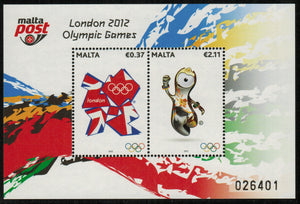 Malta. 2012 Olympic Games. London 2012. MNH