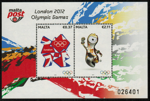 Malta. 2012 Olympic Games. London 2012. MNH