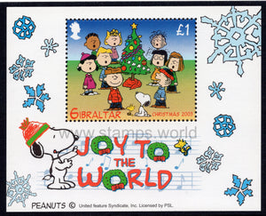 Gibraltar. 2003 Christmas. Peanuts/Snoopy. MNH
