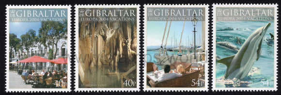 Gibraltar. 2004 Europa. Vacations. MNH