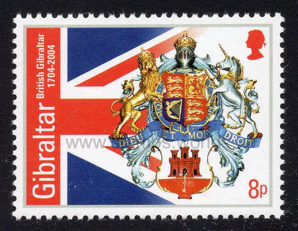 Gibraltar. 2004 Tercentenary of British Gibraltar. MNH