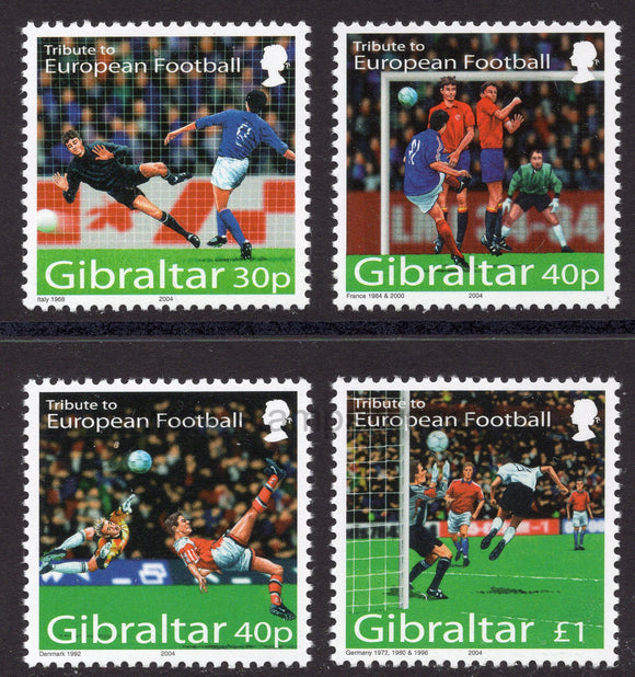 Gibraltar. 2004 Tribute to European Football. MNH
