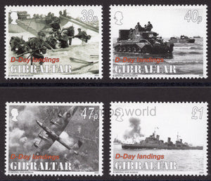 Gibraltar. 2004 60th Anniversary of D-Day. MNH