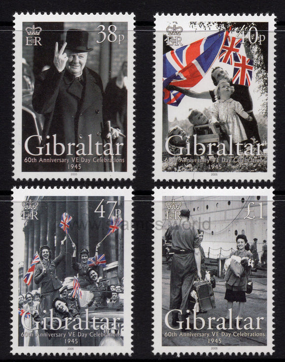 Gibraltar. 2005 60th Anniversary of Victory Day. MNH
