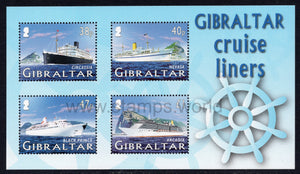 Gibraltar. 2005 Cruise Ships I. MNH