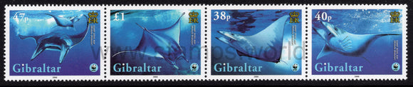 Gibraltar. 2006 WWF. Giant Devil Ray. MNH