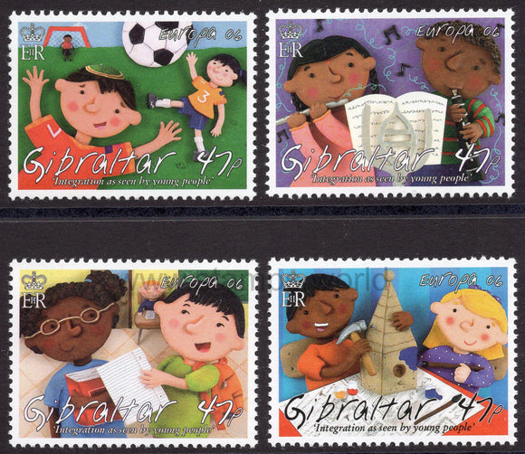 Gibraltar. 2006 Europa. Integration as seen by young people. MNH