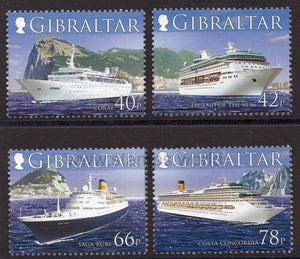 Gibraltar. 2006 Cruise Ships II. MNH
