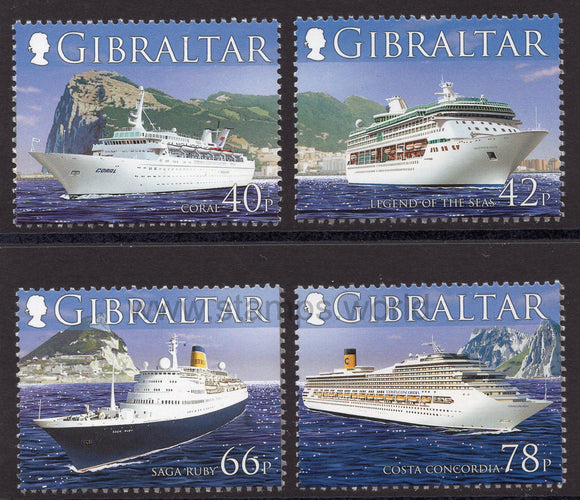 Gibraltar. 2006 Cruise Ships II. MNH