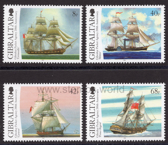 Gibraltar. 2006 Gibraltar Packet Agency. MNH