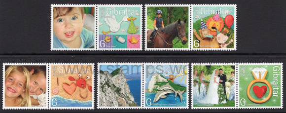Gibraltar. 2007 YouStamps. G. MNH
