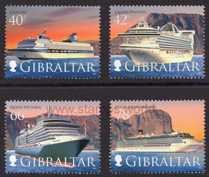 Gibraltar. 2008 Cruise Ships IV. MNH