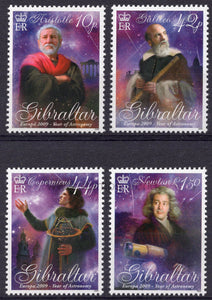 Gibraltar. 2009 Europa. Astronomy. MNH
