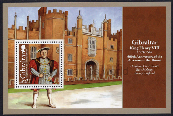 Gibraltar. 2009 King Henry VIII. MNH