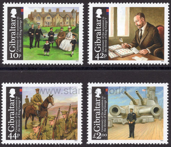 Gibraltar. 2010 King George V. MNH