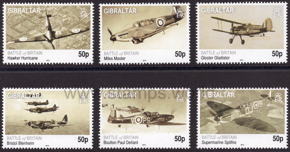Gibraltar. 2010 Battle of Britain. MNH
