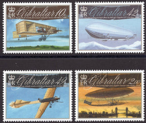 Gibraltar. 2010 Aviation Centenaries. MNH