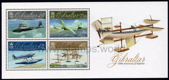 Gibraltar. 2010 Aviation Centenaries. MNH