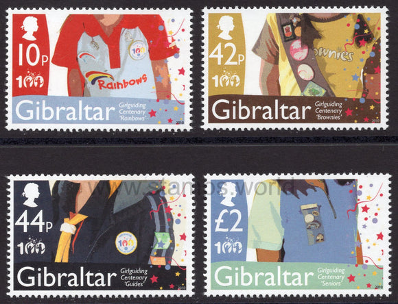 Gibraltar. 2010 Girlguiding Centenary. MNH