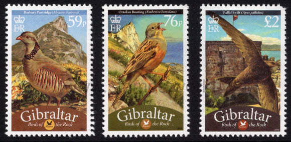 Gibraltar. 2010 Birds. Definitive. Additional Values. MNH
