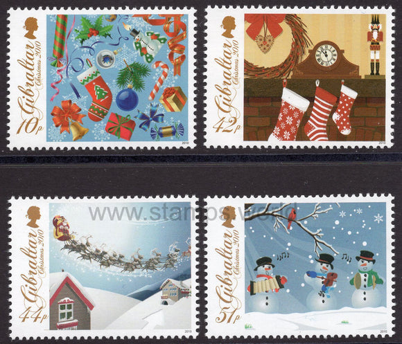 Gibraltar. 2010 Christmas. MNH