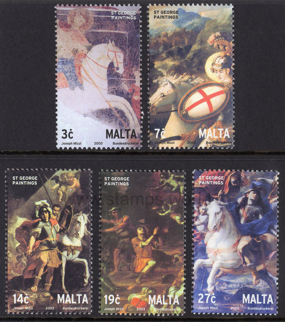 Malta. 2003 St. George's Paintings. MNH