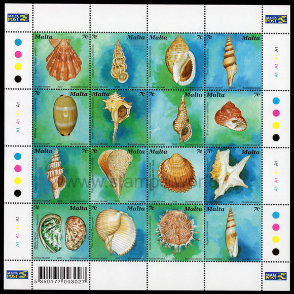 Malta. 2003 Seashells. MNH