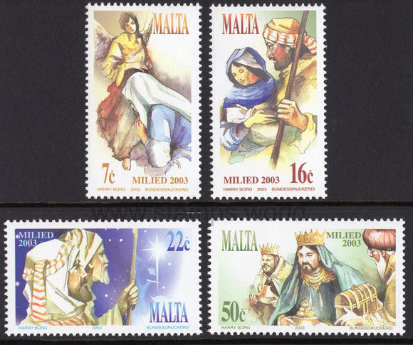 Malta. 2003 Christmas. MNH