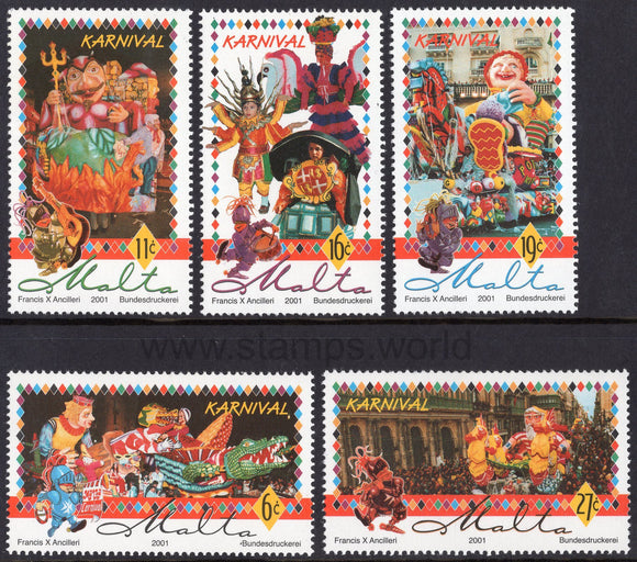 Malta. 2001 Carnival. MNH