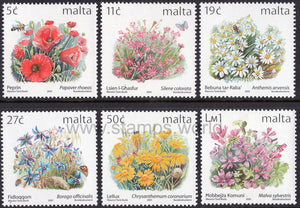 Malta. 2001 Maltese Flowers. MNH