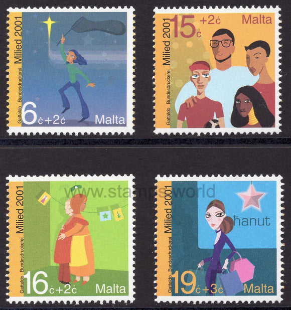 Malta. 2001 Christmas. MNH