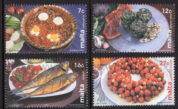 Malta. 2002 Maltese Cuisine. MNH