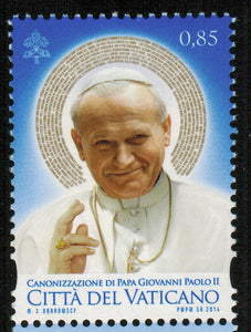 Vatican. 2014 Canonization of John Paul II. MNH