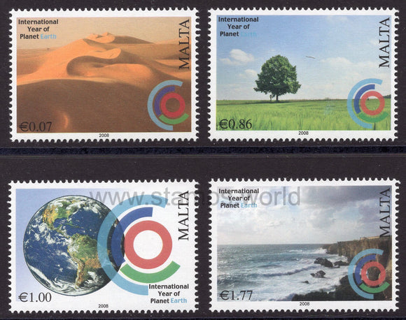 Malta. 2008 International Year of Planet Earth. MNH