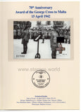 Malta. 2012 70th Anniversary award of the George Cross. Special Folder
