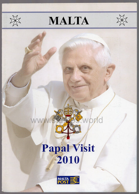 Malta. 2010 Papal Visit. Special Folder