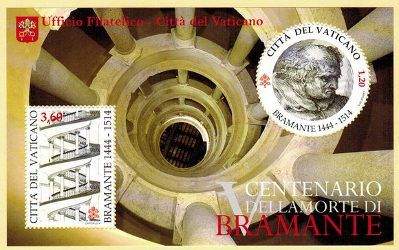 Vatican. 2014 Bramante. MNH