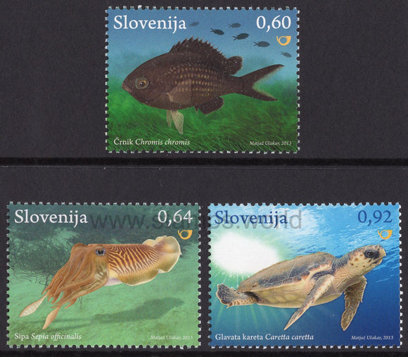 Slovenia. 2013 Marine Life. MNH