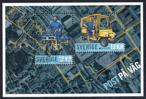 Sweden. 2013 Europa. Postal Vehicles. MNH