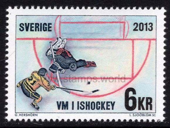 Sweden. 2013 Ice Hockey World Championship. MNH