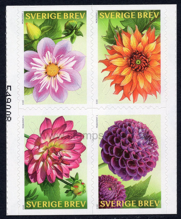 Sweden. 2013 Flowers. MNH