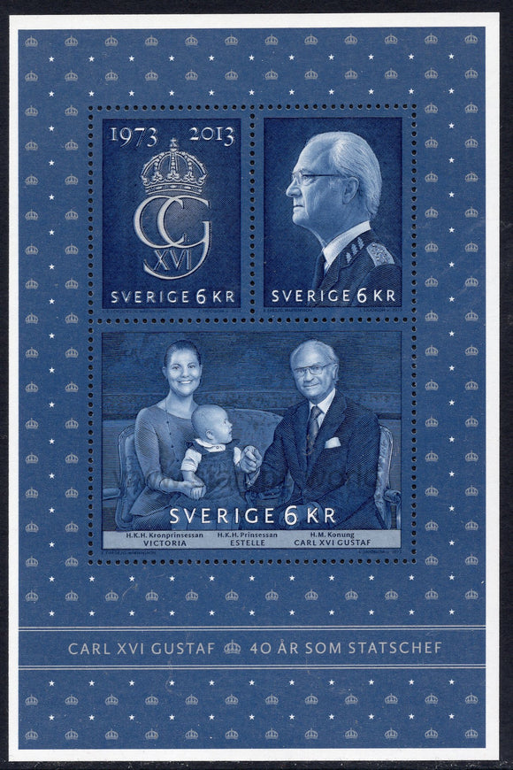 Sweden. 2013 King Carl XVI Gustaf. MNH
