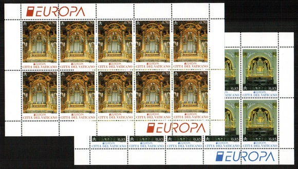 Vatican. 2014 Europa. Musical instruments. MNH