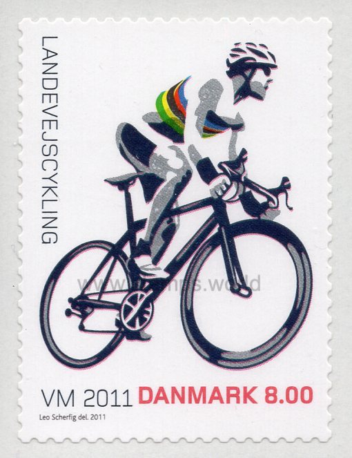Denmark. 2011 Cycling World Championship. MNH