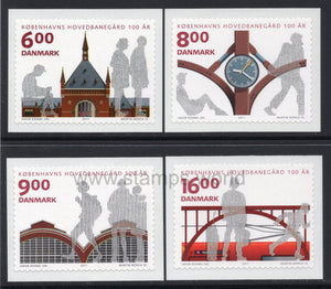 Denmark. 2011 Central Railways Station of Copenhagen. MNH