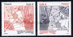 France. 2013 Trade treaties. MNH
